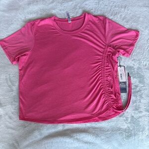 Kyodan Pink Ruched Tee with UPF +50 Sun Protection